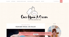 Desktop Screenshot of onceuponacream.at